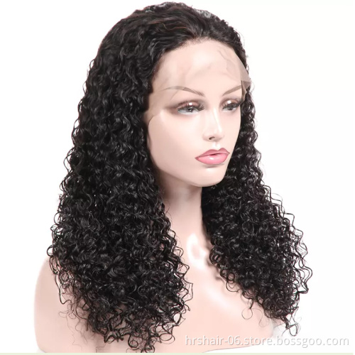 Malaysian Lace Frontal Human Hair Wig Deep Curly Wave Human Hair Wigs for Black Women Mink Brazilian Remy Free Shipping hair